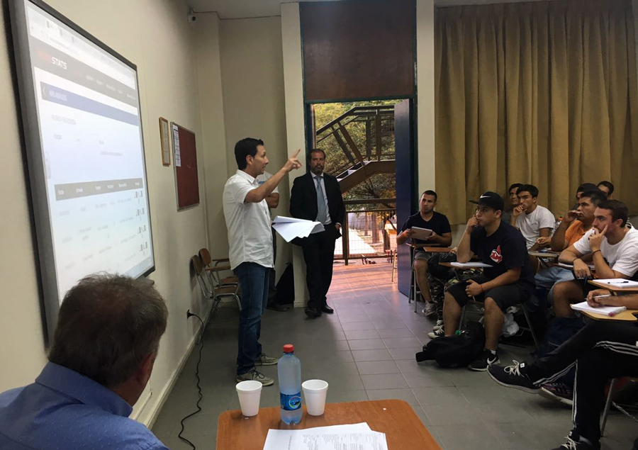 AZsportech - presentacion en Instituto Nacional del Fútbol de Chile 4