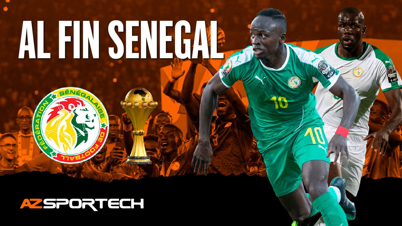 Al fin Senegal copa africana de naciones azsportech